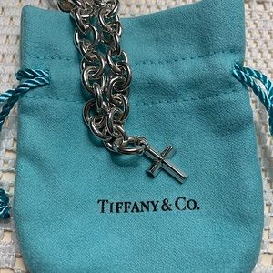Tiffany & Co. cross charm bracelet